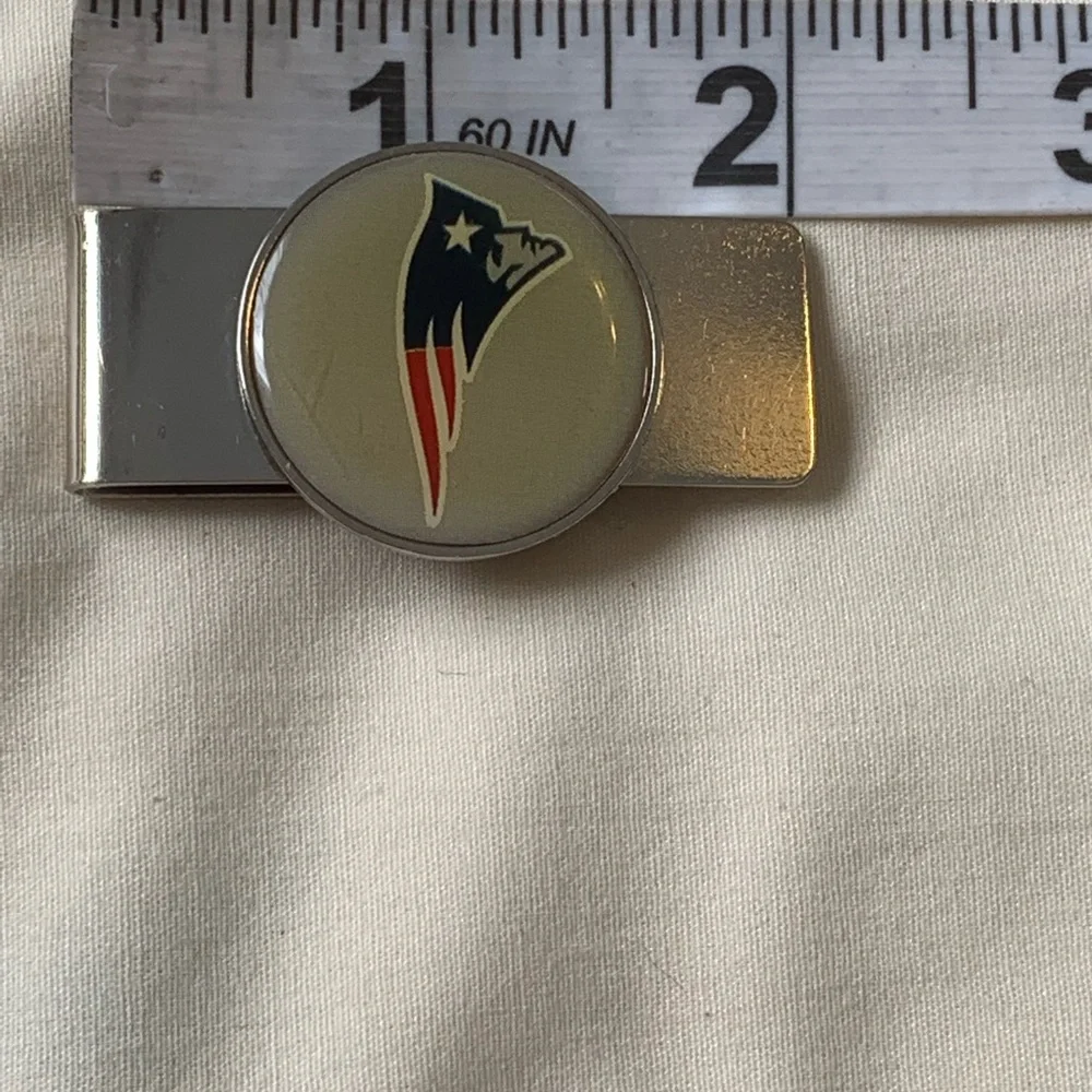 3 for $20 Patriots Vintage Money Clip Patriot Enamel Resin SilverTone